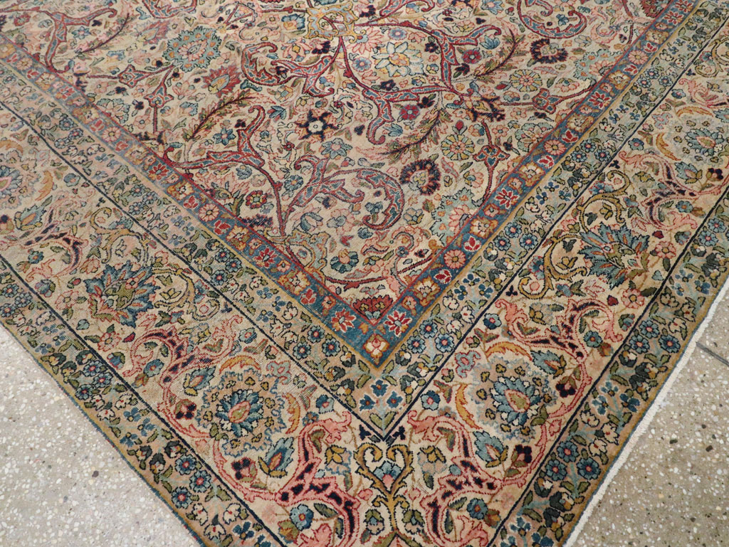 Antique Persian Lavar Kerman Rug, No.16260 - Gss