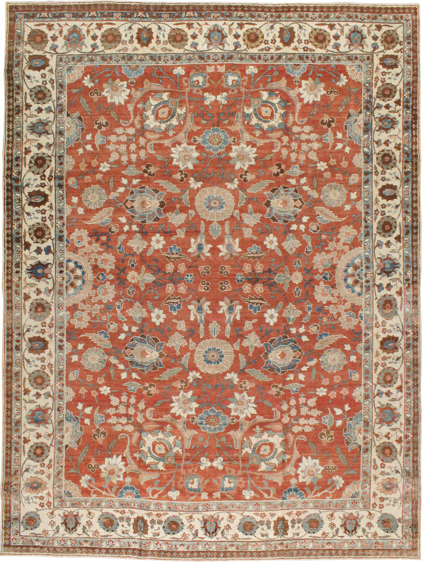 Vintage Persian Tabriz Carpet, No.16263 - Gss