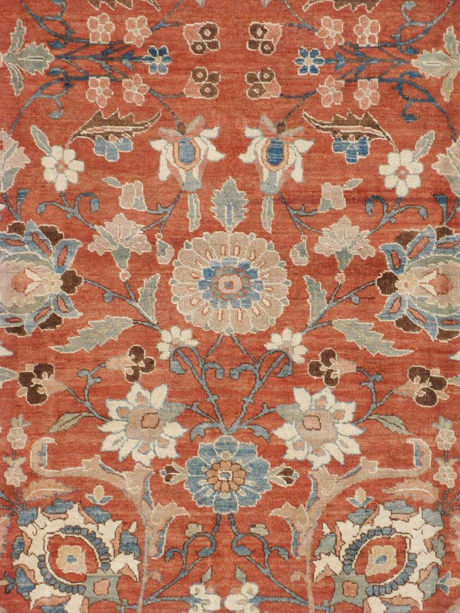 Vintage Persian Tabriz Carpet, No.16263 - Gss