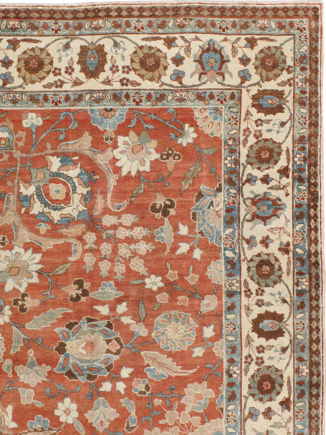 Vintage Persian Tabriz Carpet, No.16263 - Gss