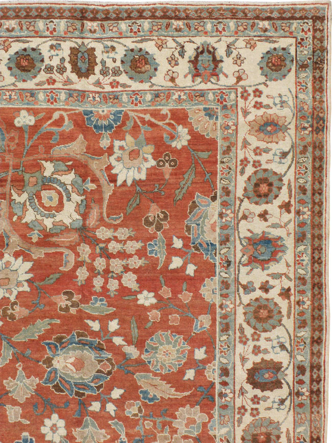 Vintage Persian Tabriz Carpet, No.16263 - Gss