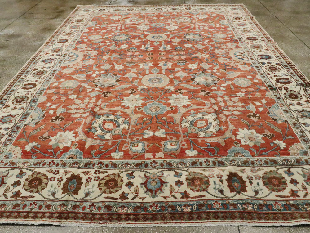 Vintage Persian Tabriz Carpet, No.16263 - Gss