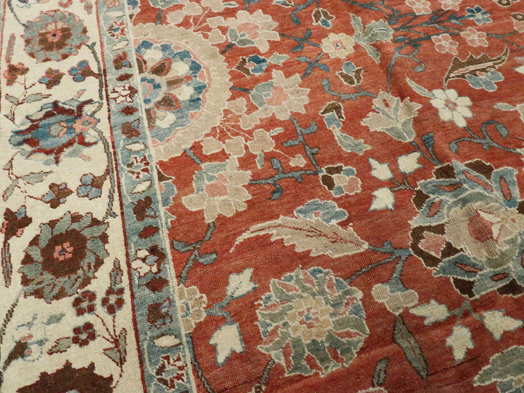 Vintage Persian Tabriz Carpet, No.16263 - Gss