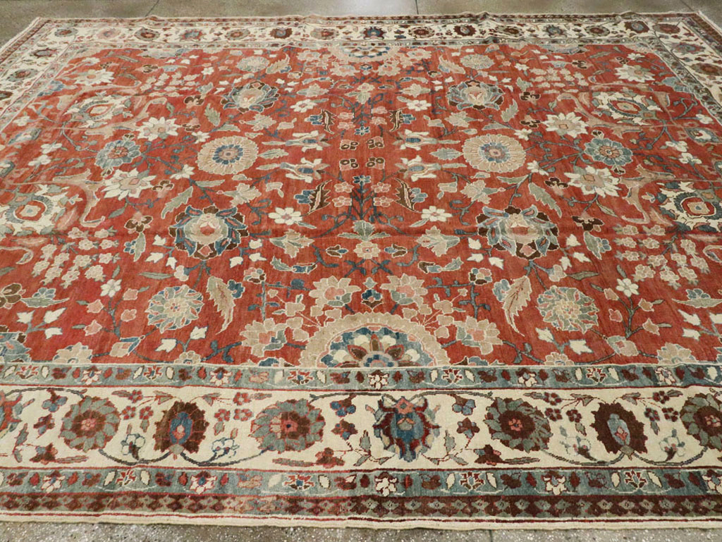 Vintage Persian Tabriz Carpet, No.16263 - Gss