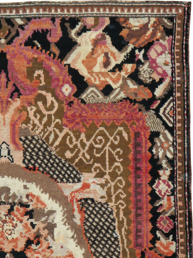Antique Caucasian Karabagh Rug, No.16280 - Gss