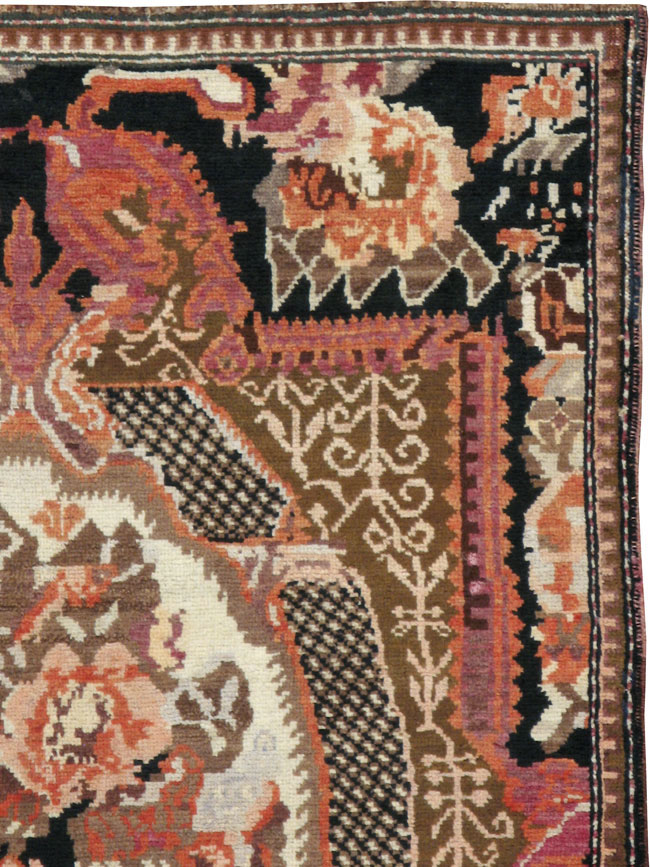 Antique Caucasian Karabagh Rug, No.16280 - Gss