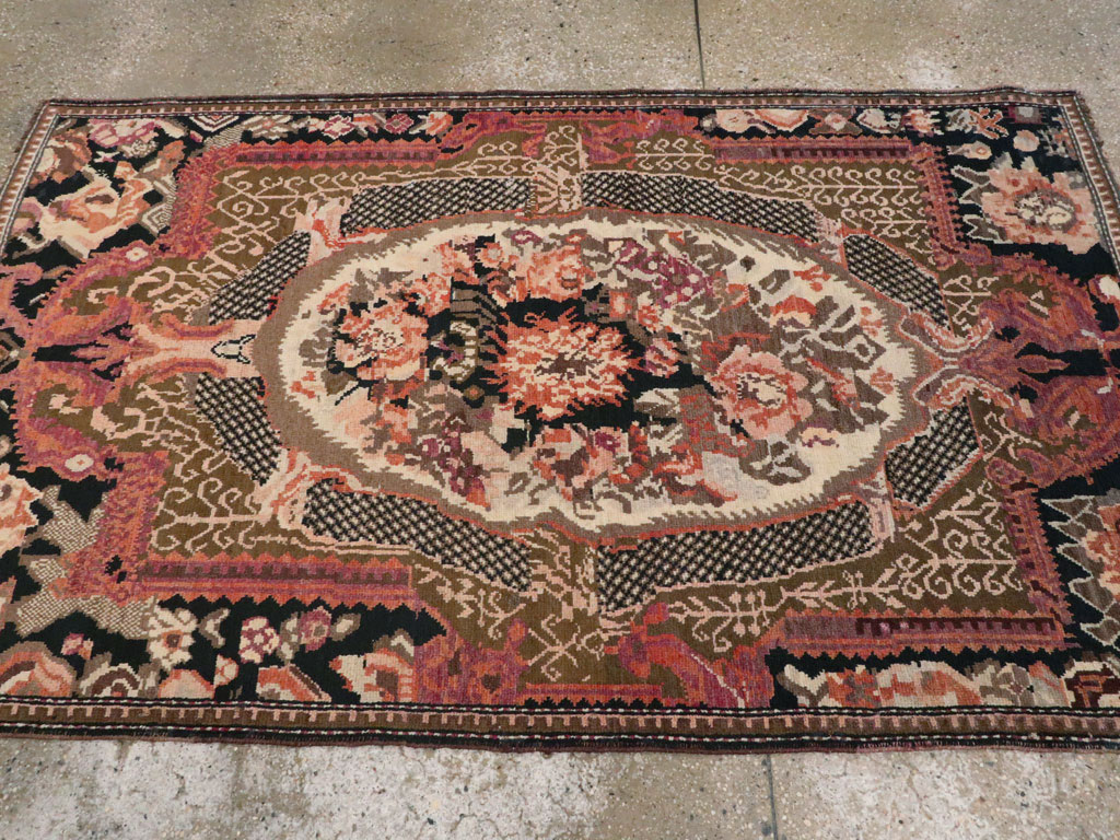 Antique Caucasian Karabagh Rug, No.16280 - Gss