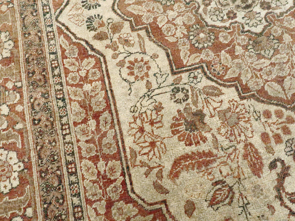 Antique Persian Tabriz Hagi Jalil Rug, No.16281 - Gss