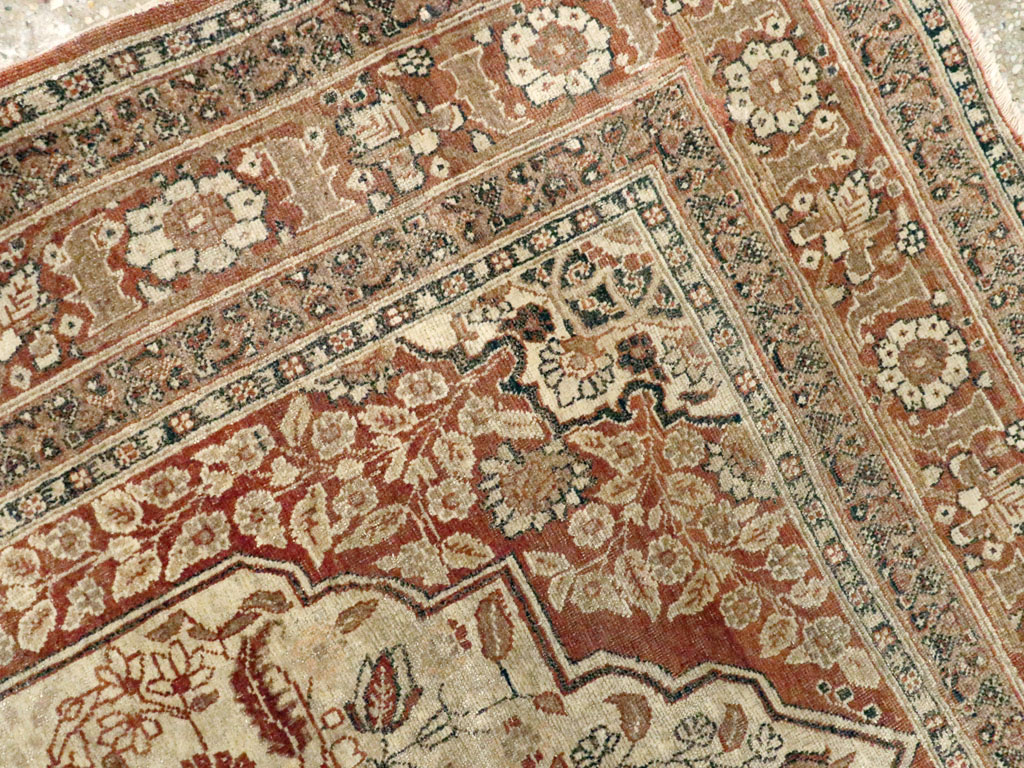 Antique Persian Tabriz Hagi Jalil Rug, No.16281 - Gss