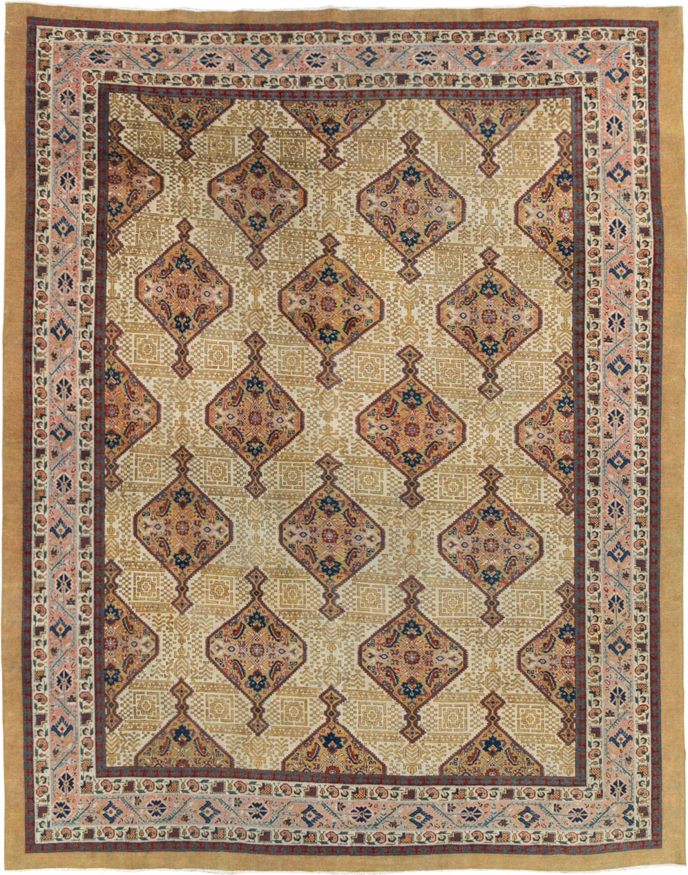 Antique Persian Tabriz Carpet, No.16282 - Gss