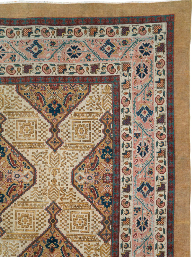 Antique Persian Tabriz Carpet, No.16282 - Gss