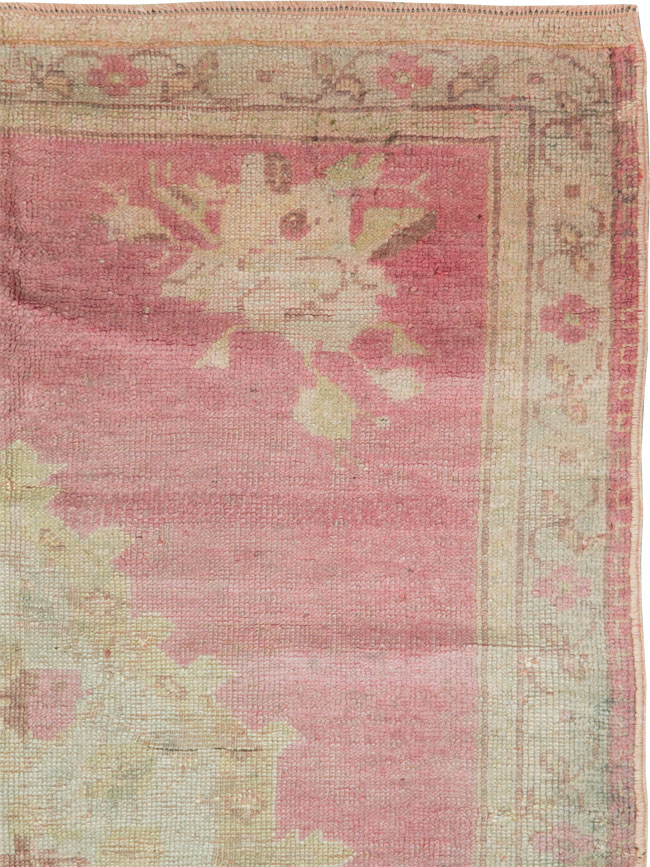 Antique Turkish Oushak Rug, No.16285 - Gss