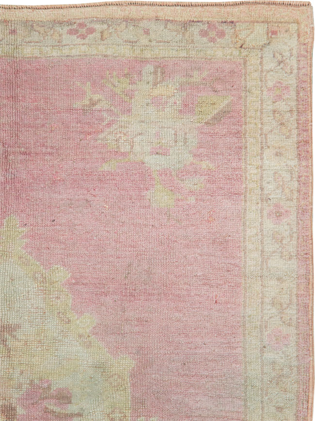 Antique Turkish Oushak Rug, No.16285 - Gss