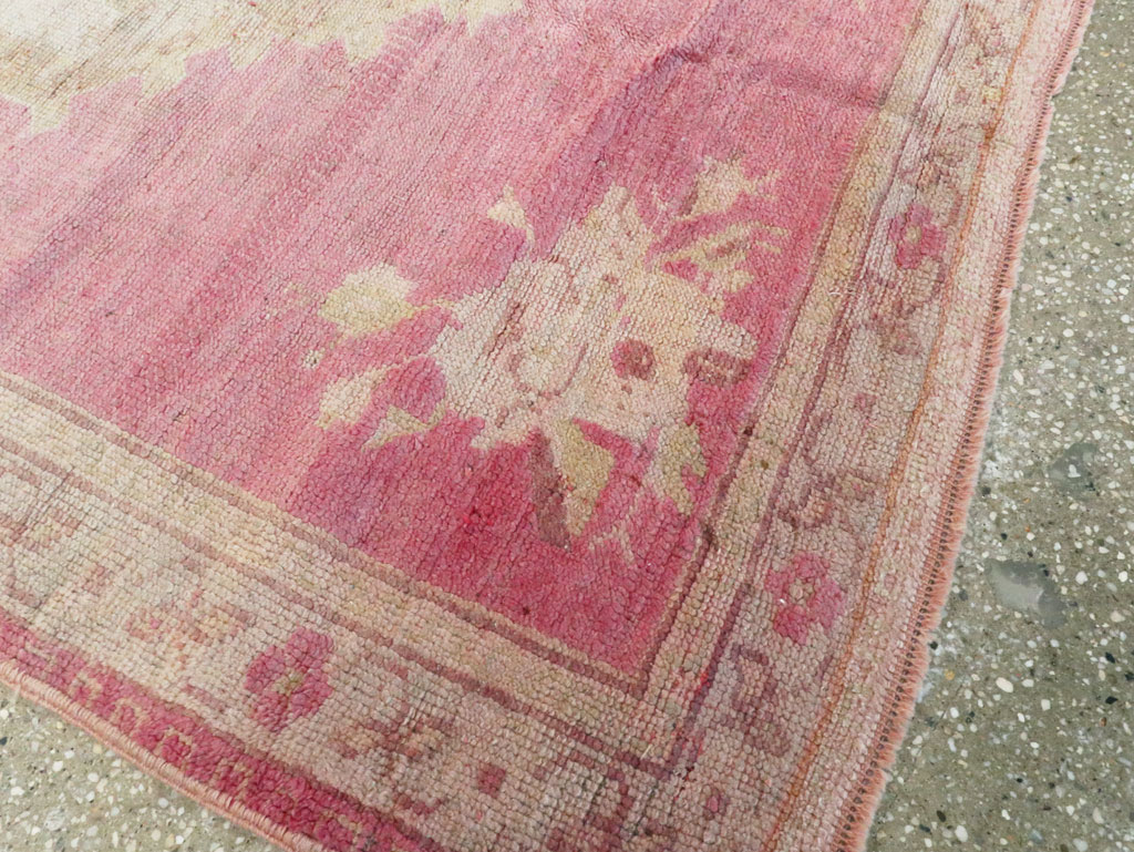 Antique Turkish Oushak Rug, No.16285 - Gss