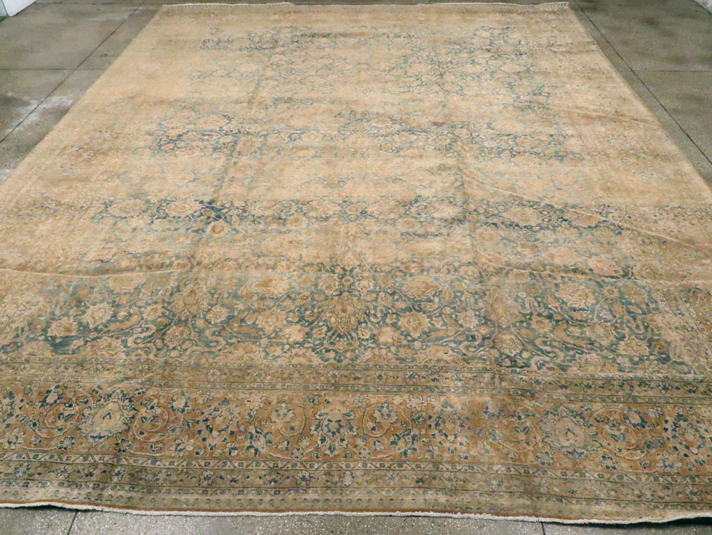 Antique Persian Tabriz Carpet, No.16289 - Gss
