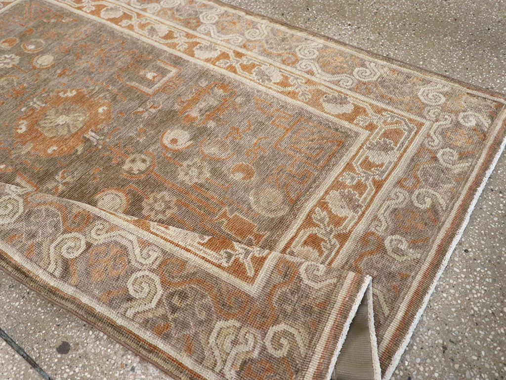 Vintage East Turkestan Khotan Rug, No.16293 - Gss