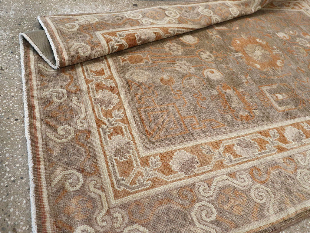 Vintage East Turkestan Khotan Rug, No.16293 - Gss