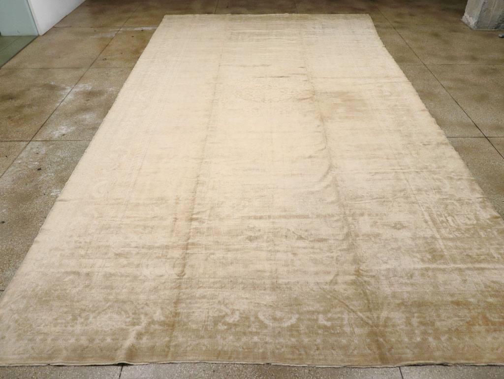 Antique Turkish Oushak Rug, No.16299 - Gss