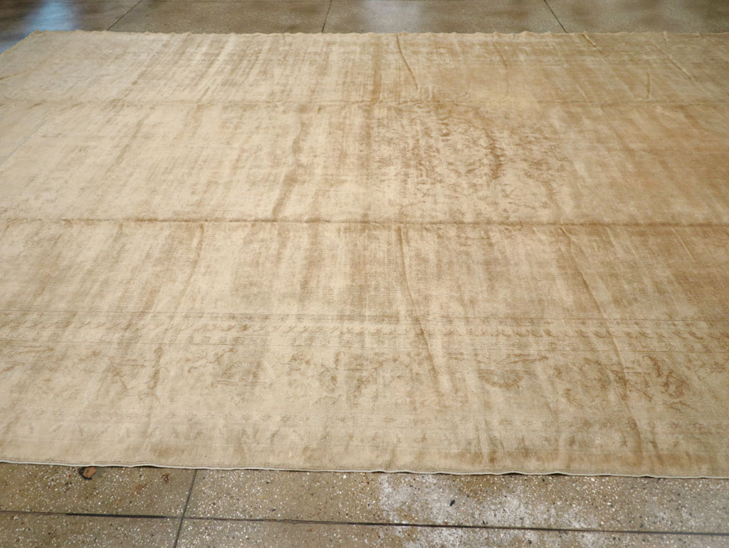 Antique Turkish Oushak Rug, No.16299 - Gss