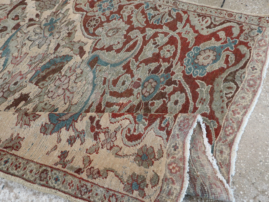 Antique Persian Mahal Sampler Rug, No.16304 - Gss