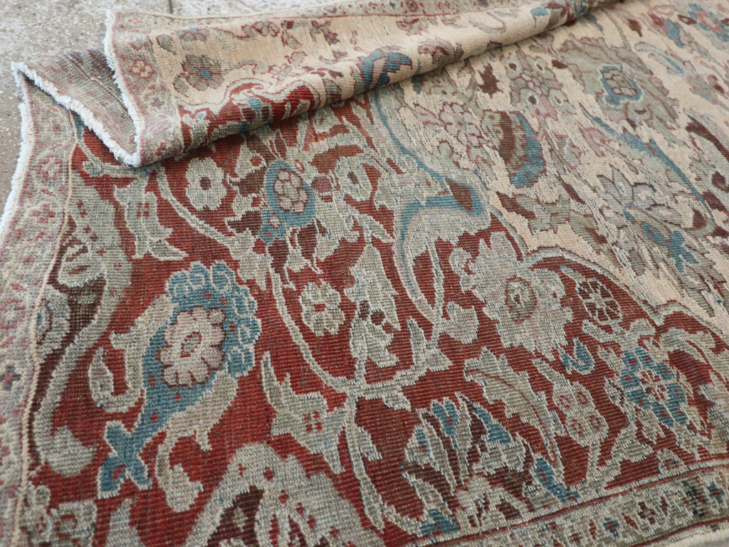 Antique Persian Mahal Sampler Rug, No.16304 - Gss