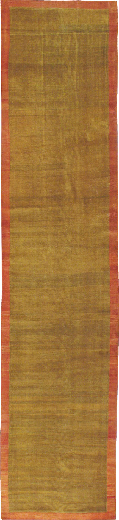 Vintage Persian Mahal Wide Gallery Runner, No.16316 - Gss