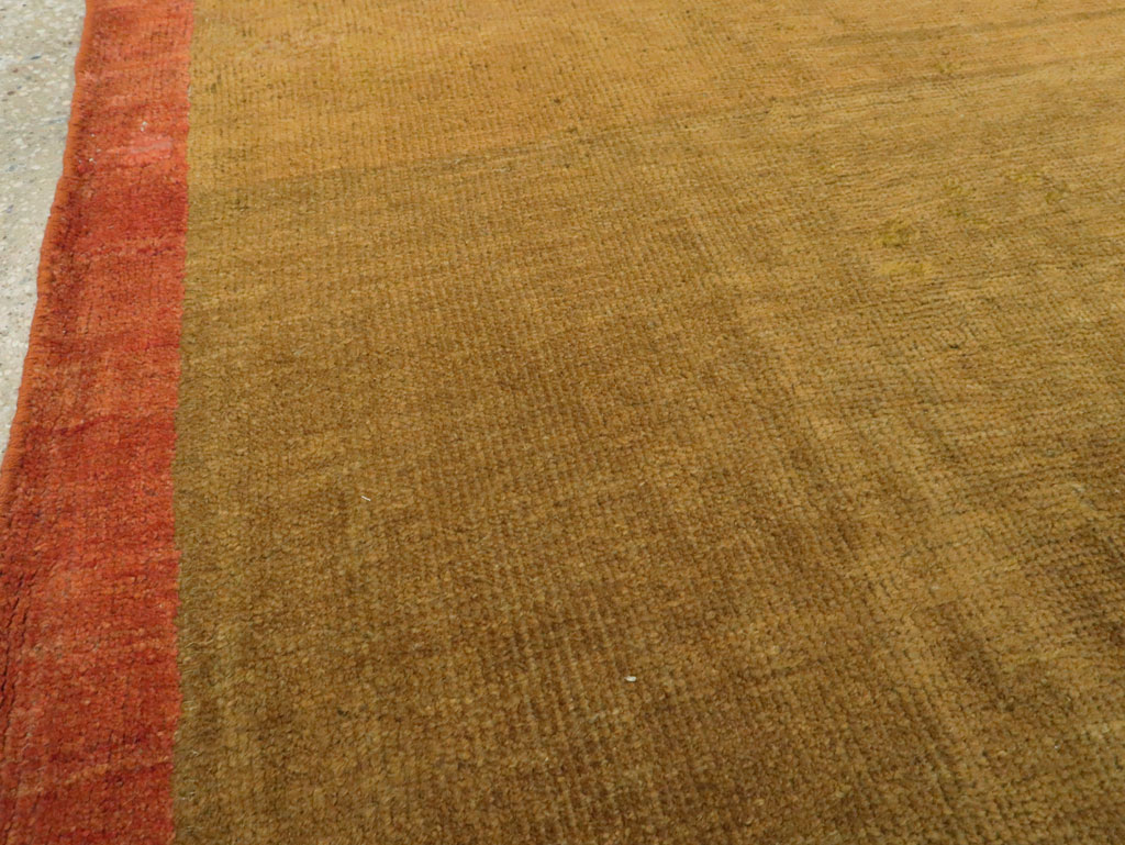 Vintage Persian Mahal Wide Gallery Runner, No.16316 - Gss