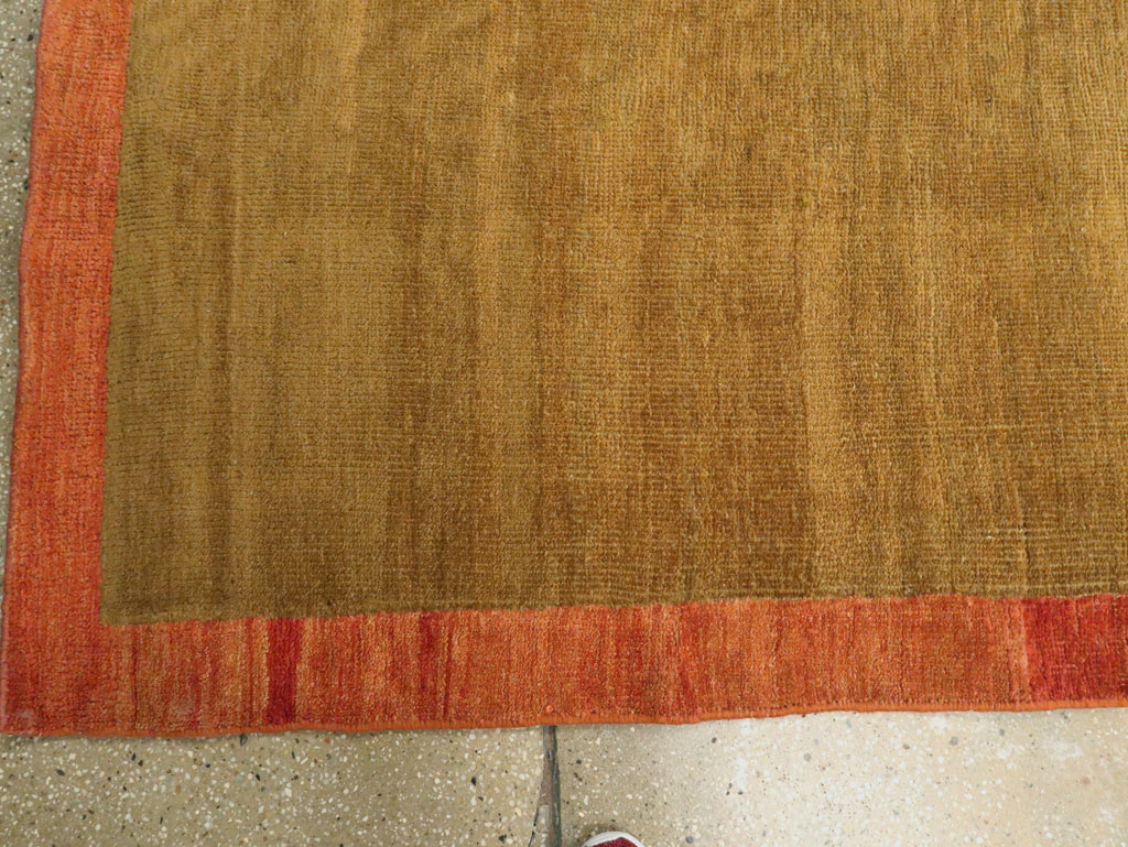 Vintage Persian Mahal Wide Gallery Runner, No.16316 - Gss