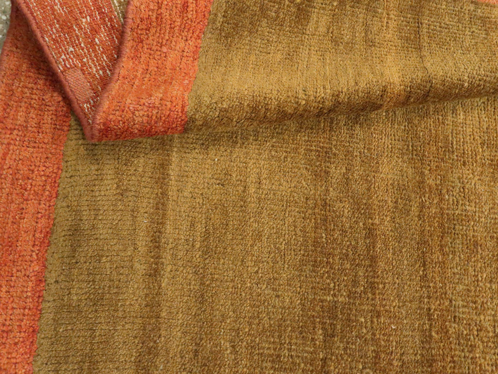 Vintage Persian Mahal Wide Gallery Runner, No.16316 - Gss