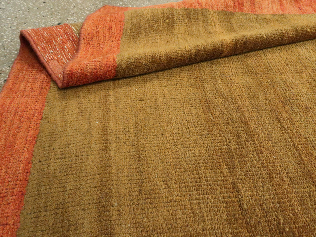 Vintage Persian Mahal Wide Gallery Runner, No.16316 - Gss