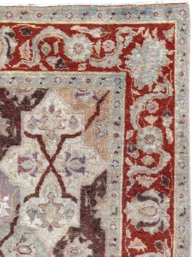 Vintage Persian Tabriz Rug, No.16327 - Gss