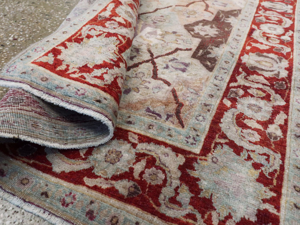 Vintage Persian Tabriz Rug, No.16327 - Gss