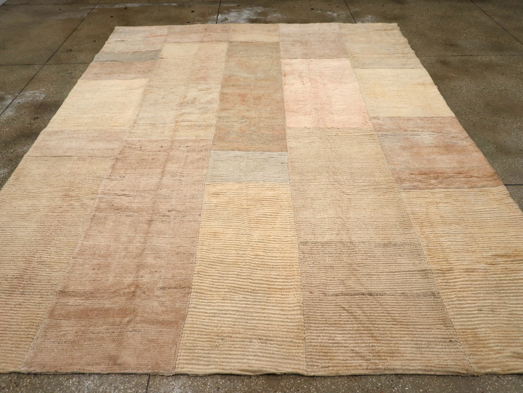 Vintage Turkish Tulu Compartment Carpet, No.16331 - Gss