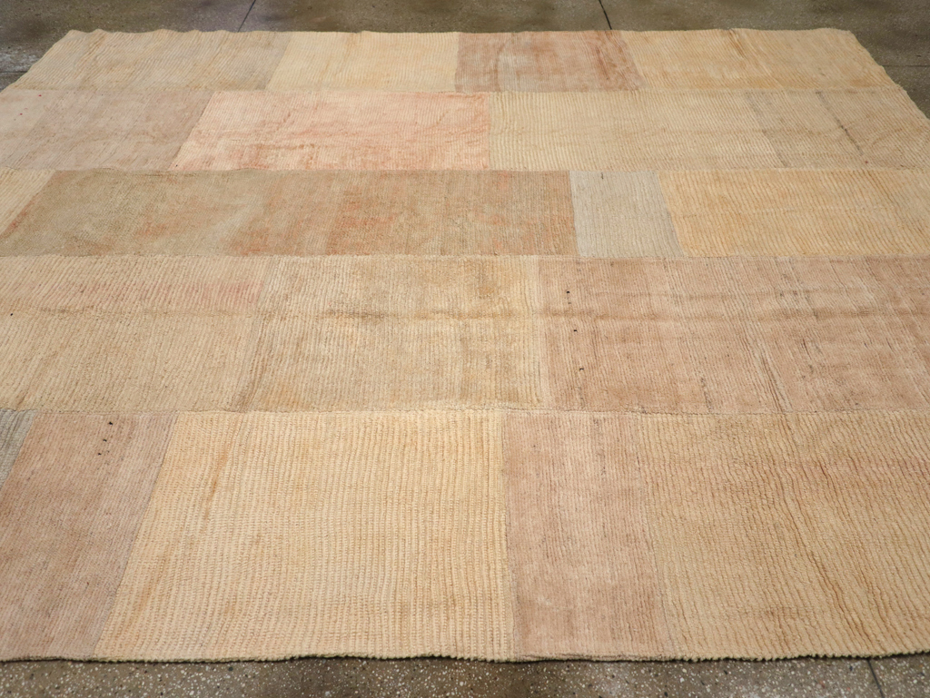 Vintage Turkish Tulu Compartment Carpet, No.16331 - Gss