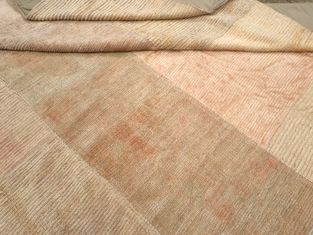 Vintage Turkish Tulu Compartment Carpet, No.16331 - Gss