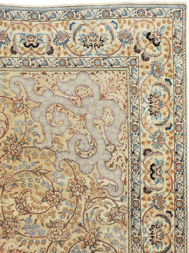 Vintage Persian Tabriz Rug, No.16353 - Gss