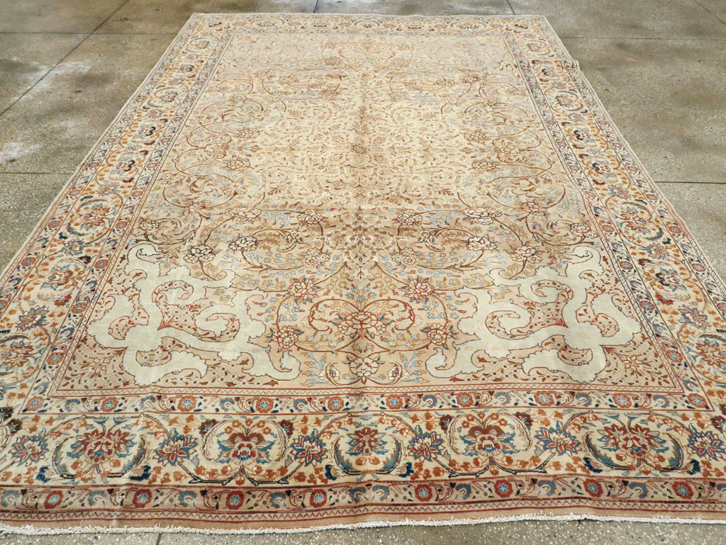 Vintage Persian Tabriz Rug, No.16353 - Gss