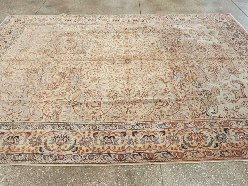 Vintage Persian Tabriz Rug, No.16353 - Gss