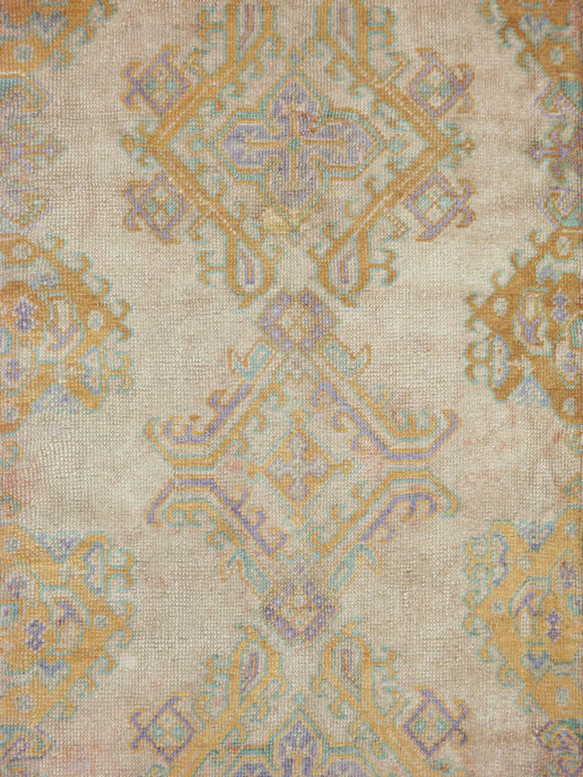 Antique Turkish Oushak Carpet, No.16373 - Gss
