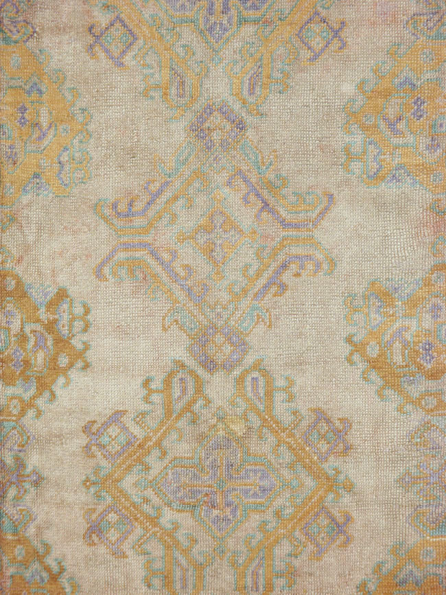 Antique Turkish Oushak Carpet, No.16373 - Gss
