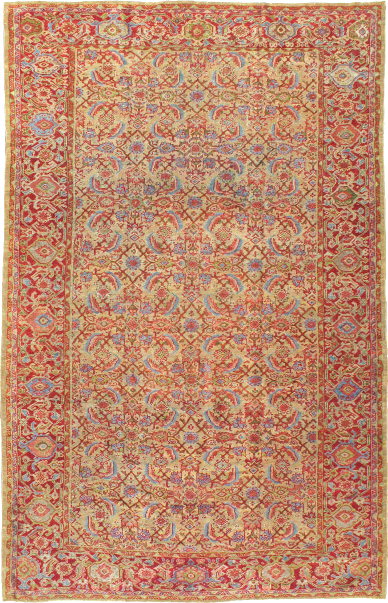 Antique Persian Mahal Carpet, No.16379 - Gss