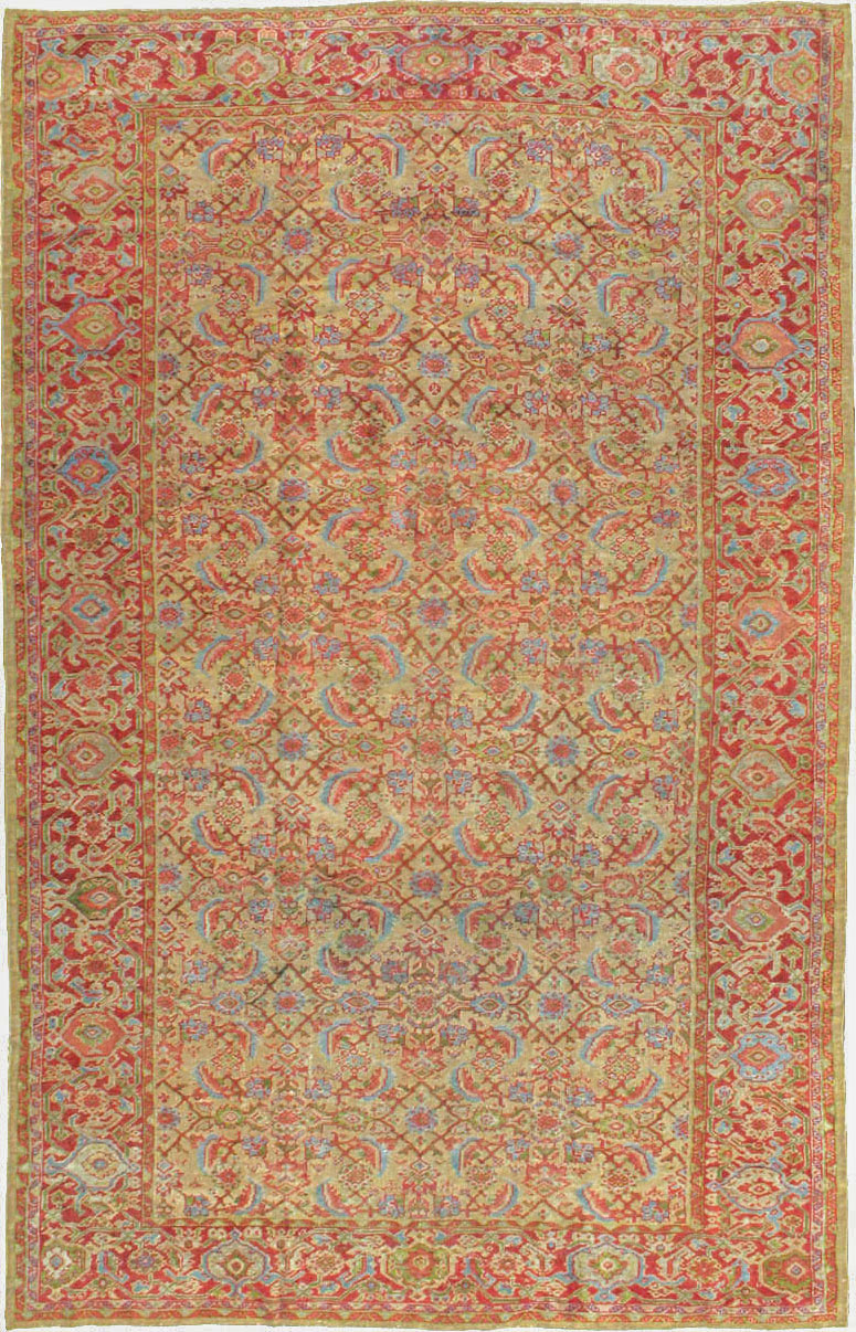 Antique Persian Mahal Carpet, No.16379 - Gss