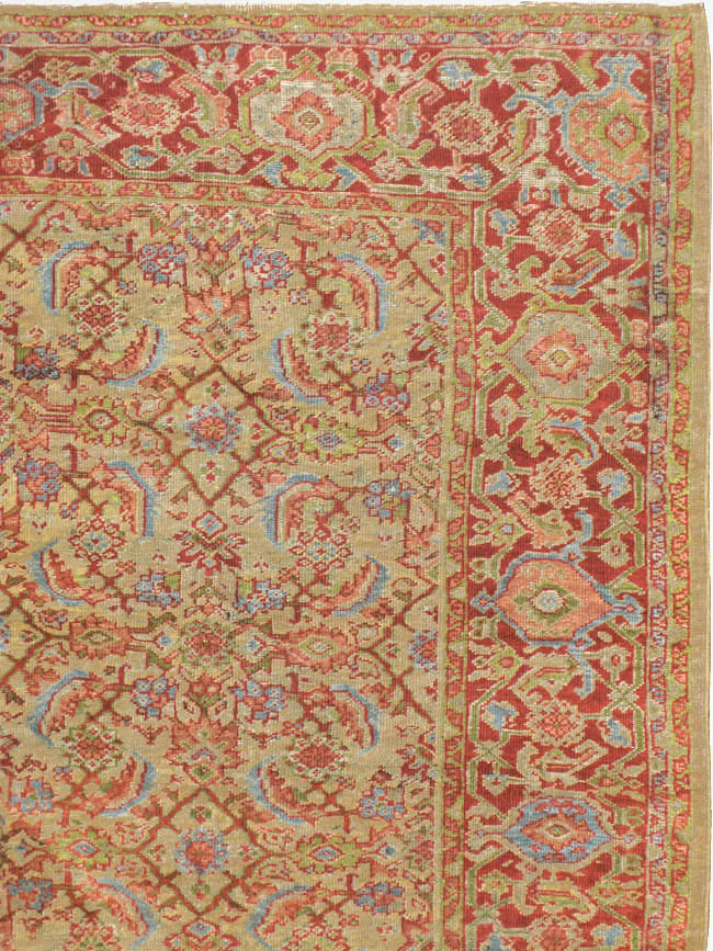 Antique Persian Mahal Carpet, No.16379 - Gss