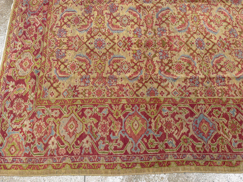 Antique Persian Mahal Carpet, No.16379 - Gss