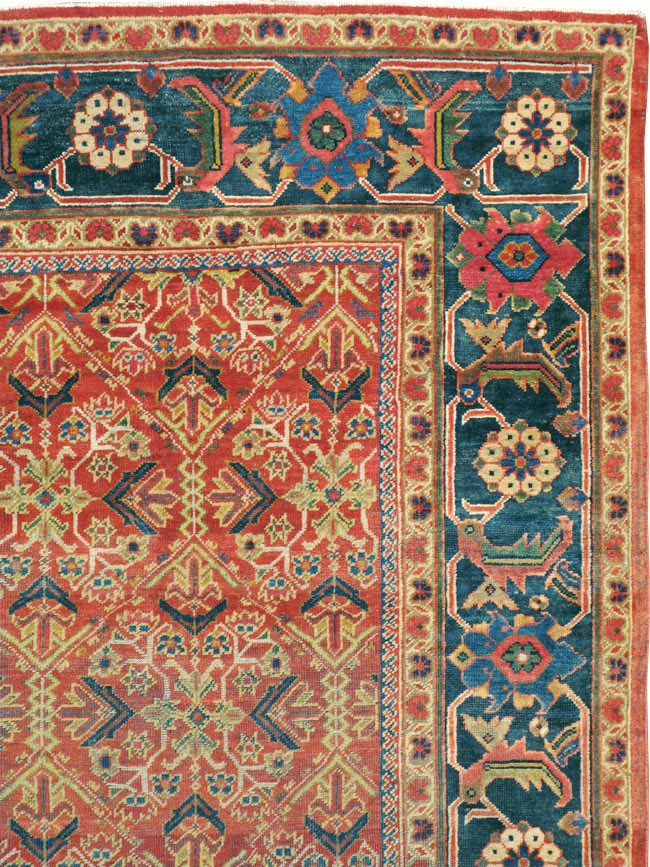 Antique Persian Mahal Carpet, No.16383 - Gss