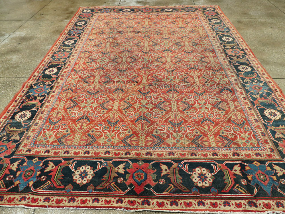 Antique Persian Mahal Carpet, No.16383 - Gss
