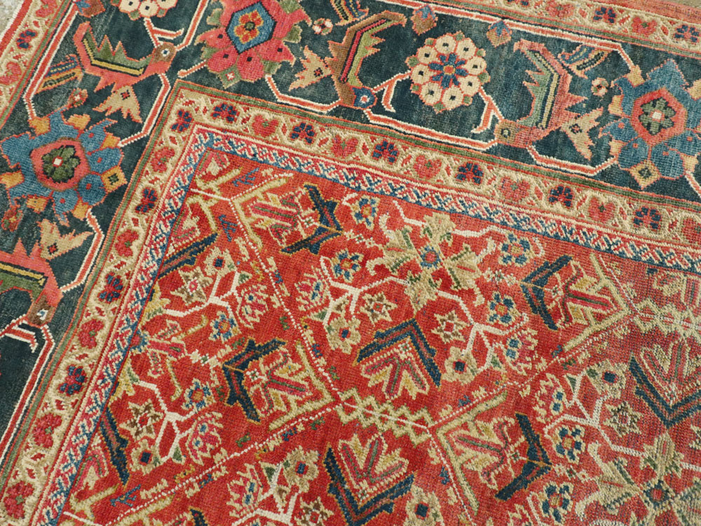 Antique Persian Mahal Carpet, No.16383 - Gss