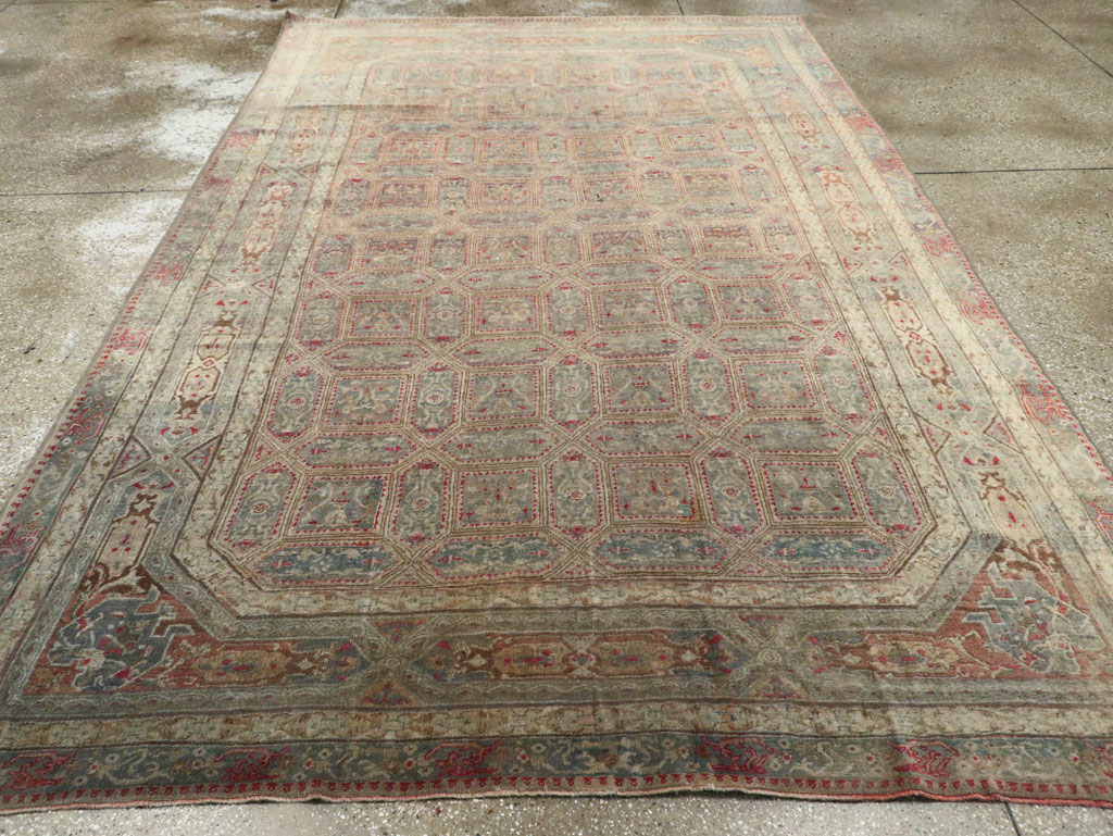 Antique Turkish Herekeh Carpet, No.16393 - Gss