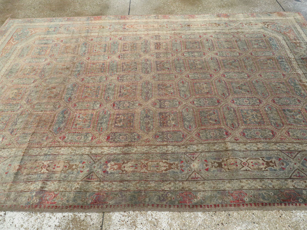 Antique Turkish Herekeh Carpet, No.16393 - Gss