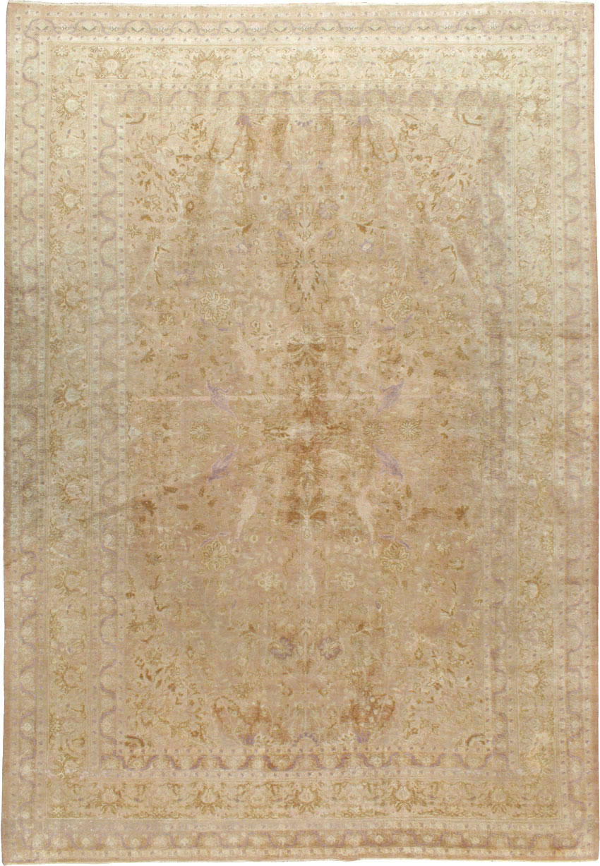 Vintage Turkish Herekeh Silk Rug, No.16401 - Gss